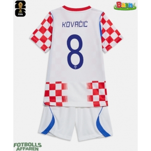 Kroatien Mateo Kovacic #8 Hemmaställ Barn VM 2026 Kortärmad (+ Korta byxor)